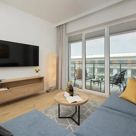 شقة Aqua Blue Bridge & Z Basenem Epapartamenty *